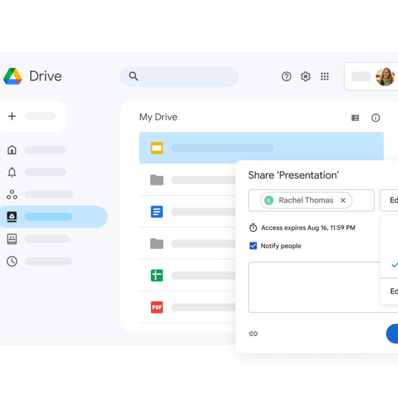 Aprende a compartir tus archivos de forma segura desde Google Drive.