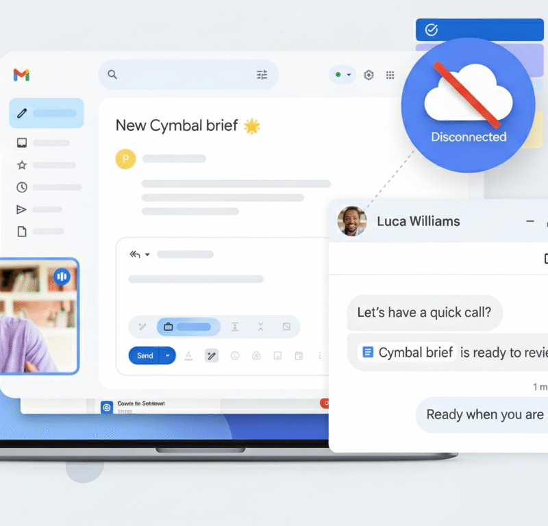 ¿Sin internet? Con Gmail puedes ingresar en modo offline y revisar tus correos.