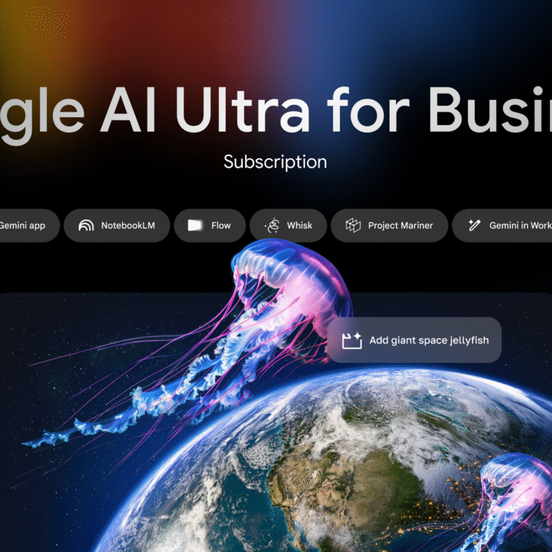 Lleva la colaboración al siguiente nivel. Google AI Ultra for Business te da acceso a las capacidades de IA más avanzadas en Gmail, Docs y otras apps de Workspace.