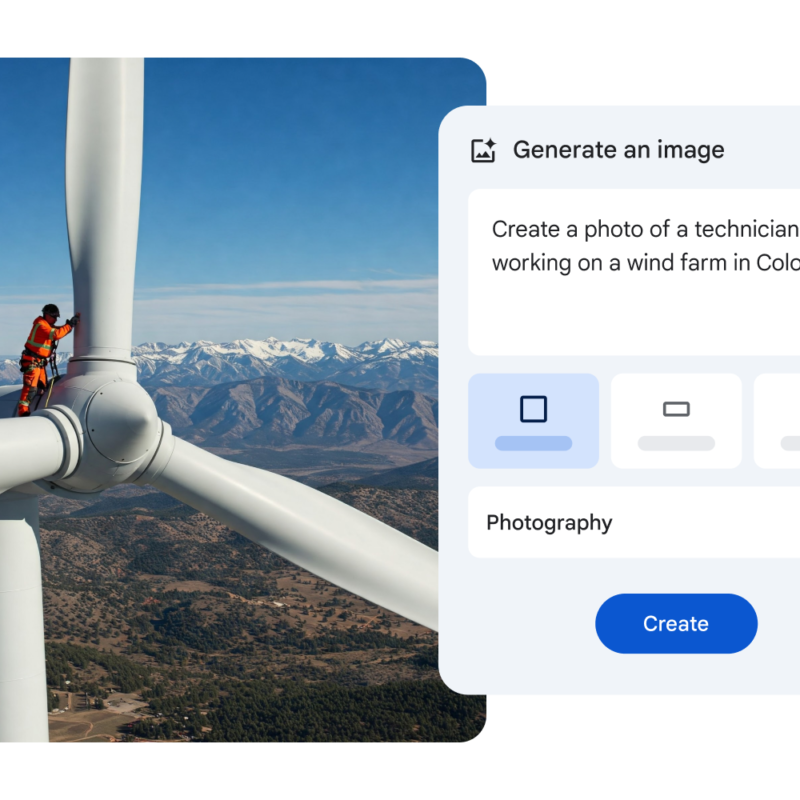 Con la ayuda de Gemini crea imágenes creativas para tus videos en Google Vids.