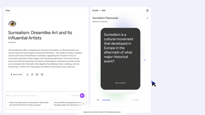 Te enseñamos a crear tarjetas y cuestionarios personalizados con NotebookLM. Optimiza tu aprendizaje.