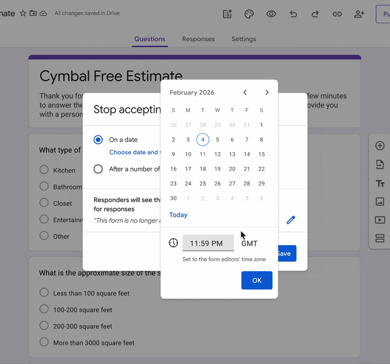 Evita registros fuera de tiempo y errores manuales. Te enseñamos a automatizar Google Forms para que deje de recibir respuestas de forma profesional y segura.