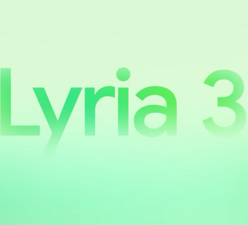 Logo de Lyria 3, el modelo de IA más avanzado de Google DeepMind para la música, dentro del ecosistema de Gemini.